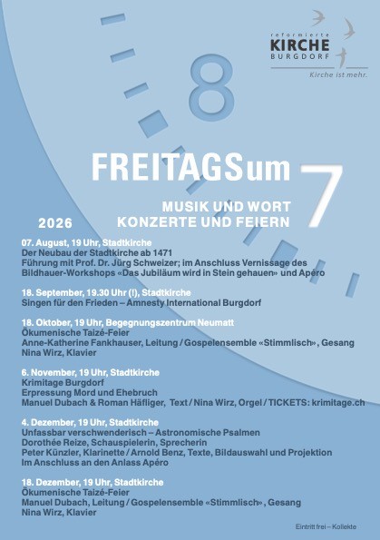 Flyer_Freitags_um7_2. Semester 2026